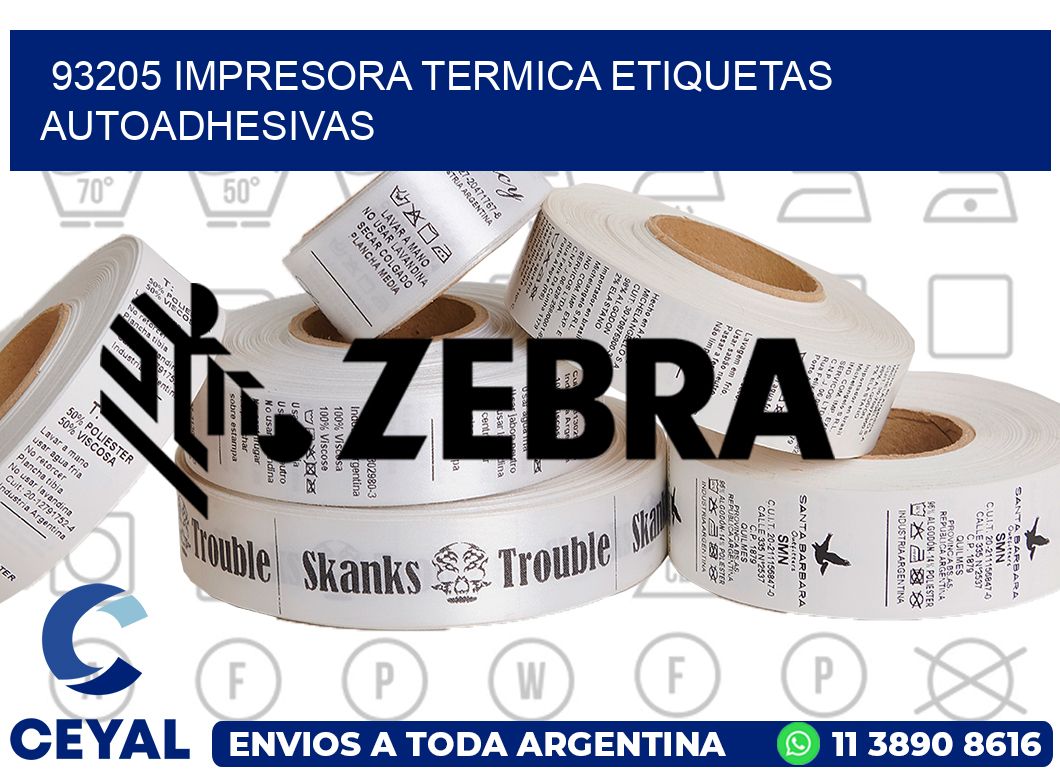 93205 Impresora termica etiquetas autoadhesivas