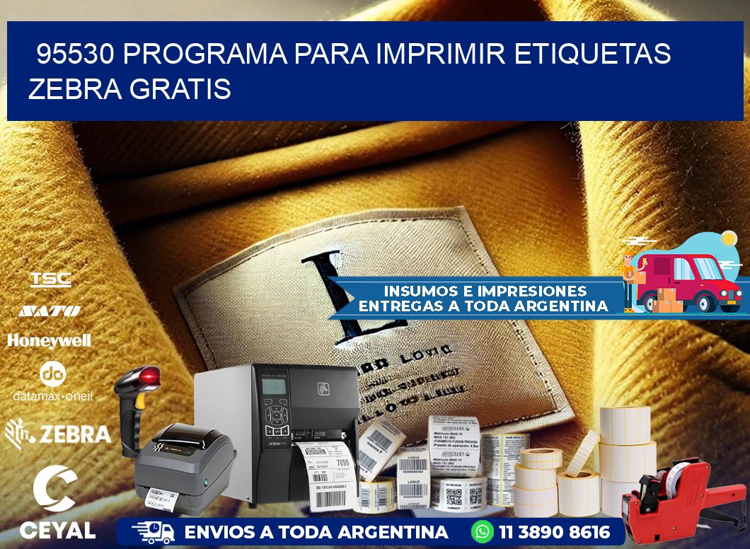 95530 Programa para imprimir etiquetas Zebra gratis