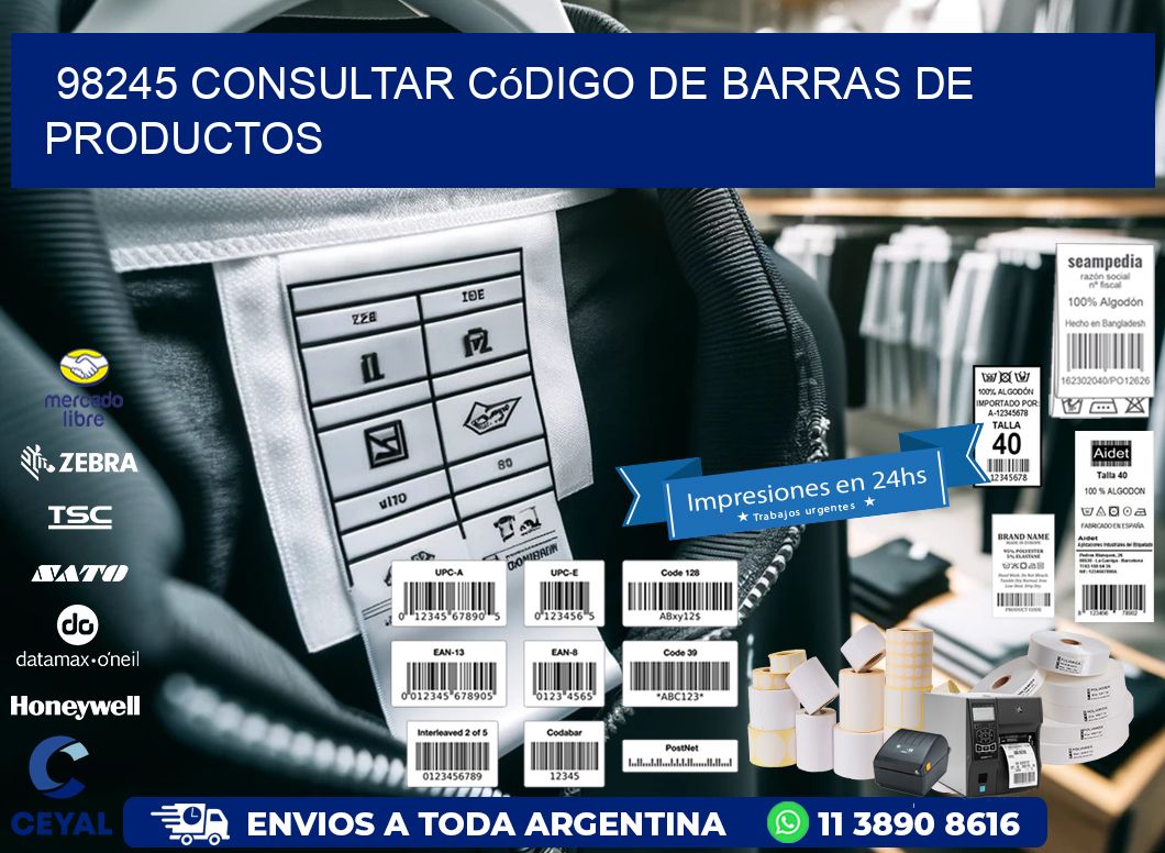 98245 Consultar código de barras de productos