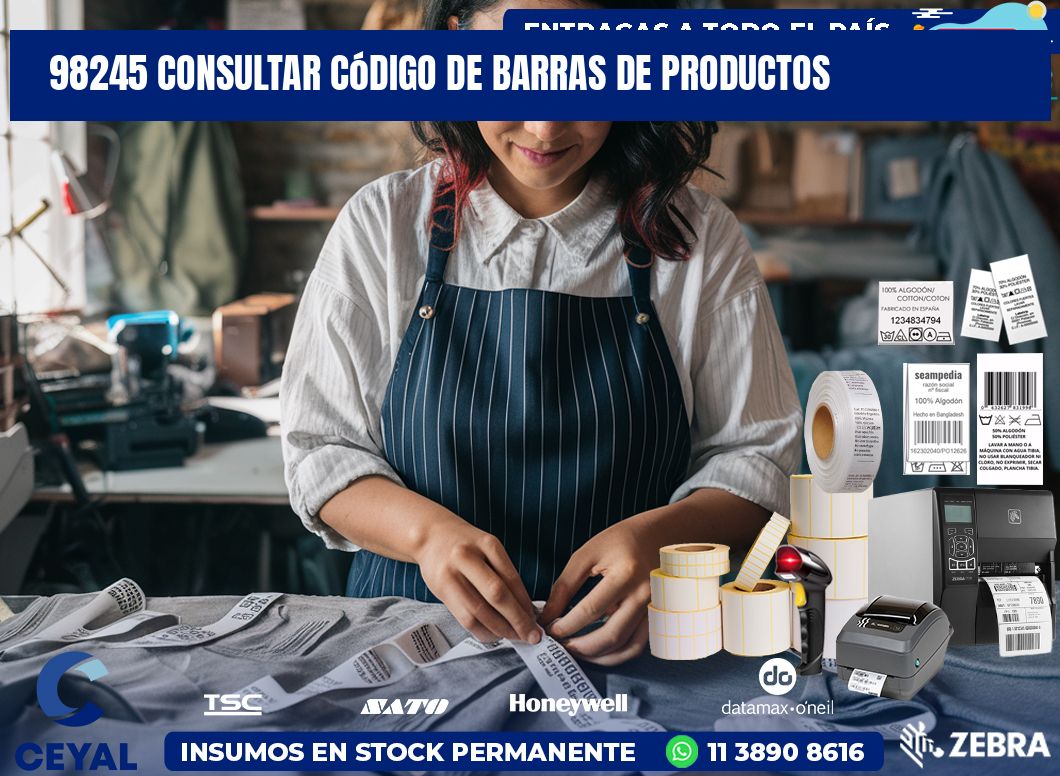 98245 Consultar código de barras de productos