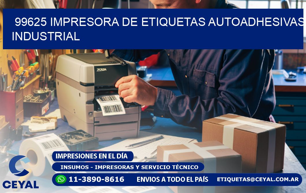 99625 Impresora de etiquetas autoadhesivas industrial