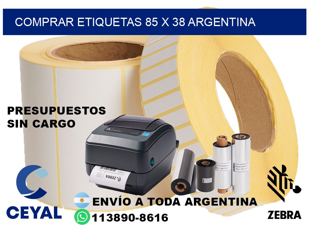 Comprar etiquetas 85 x 38 argentina