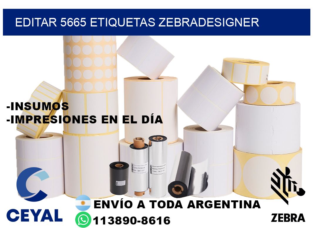 EDITAR 5665 ETIQUETAS ZEBRADESIGNER