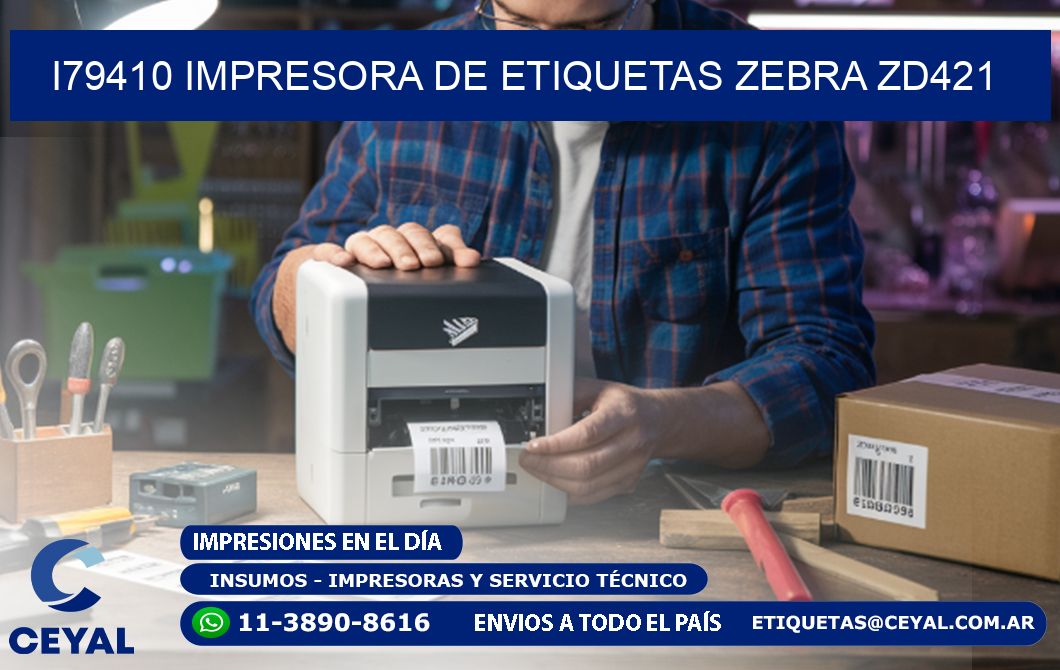 I79410 impresora de etiquetas Zebra ZD421