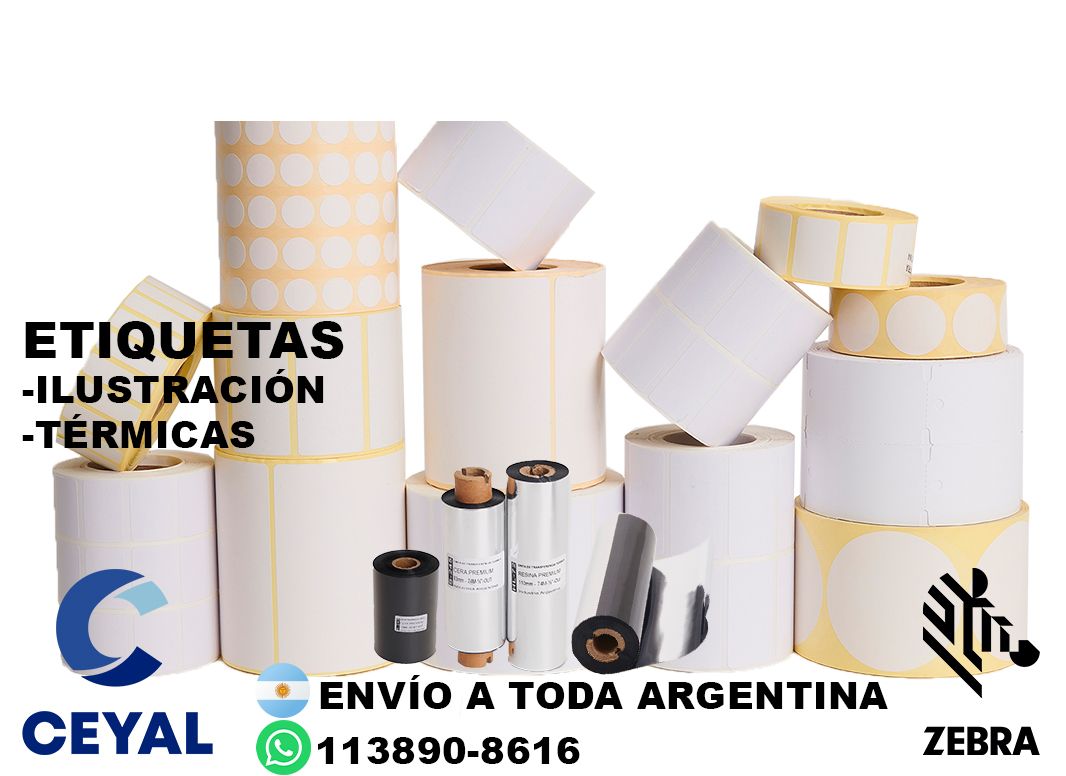 Necesito etiquetas 89 x 65 argentina