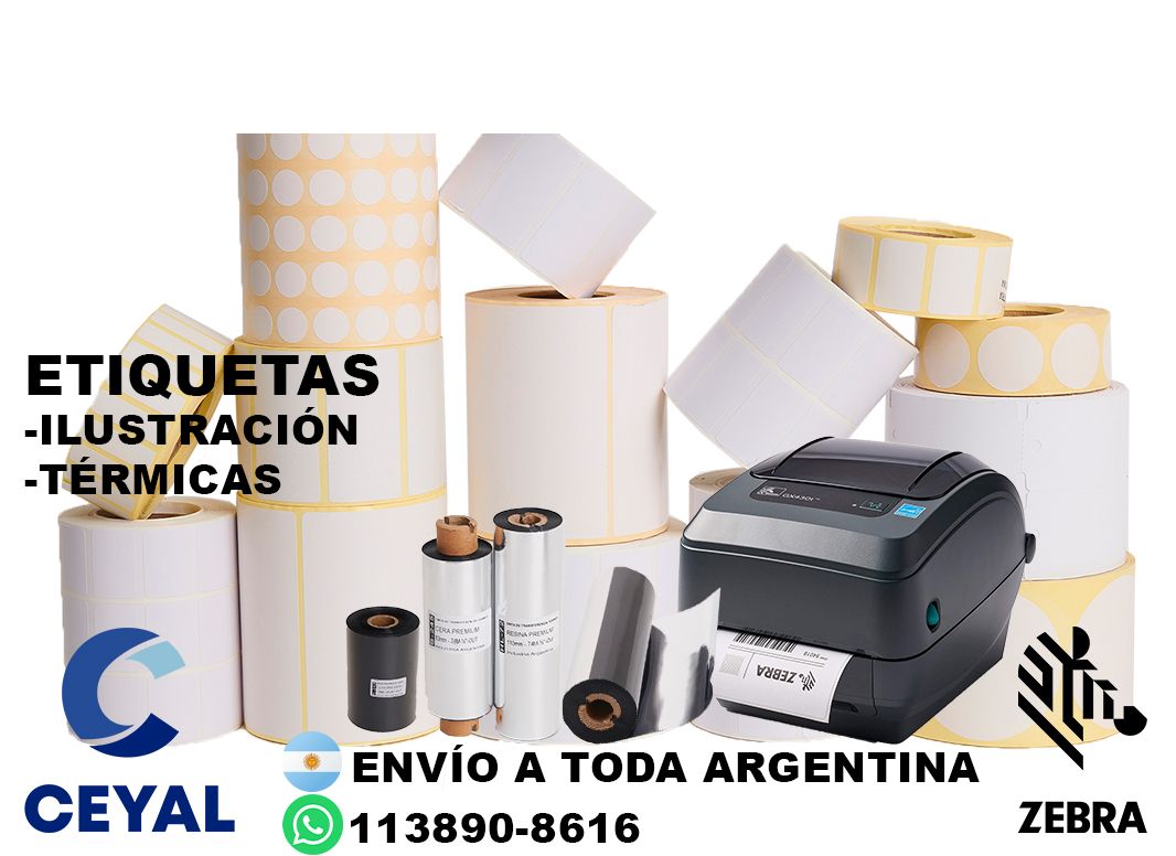 Poliamida  y etiquetas 79 x 79 argentina