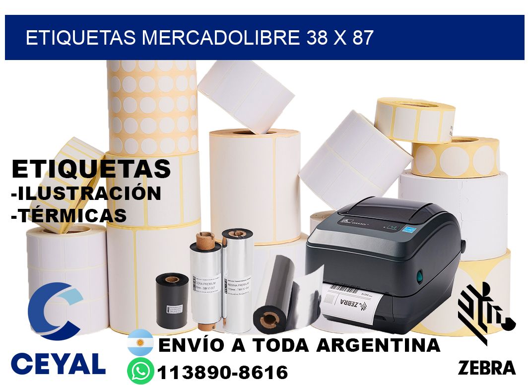 etiquetas mercadolibre 38 x 87