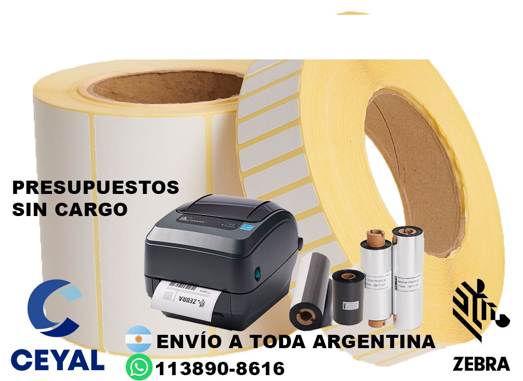 etiquetas personalizada para zebra 25 x 99