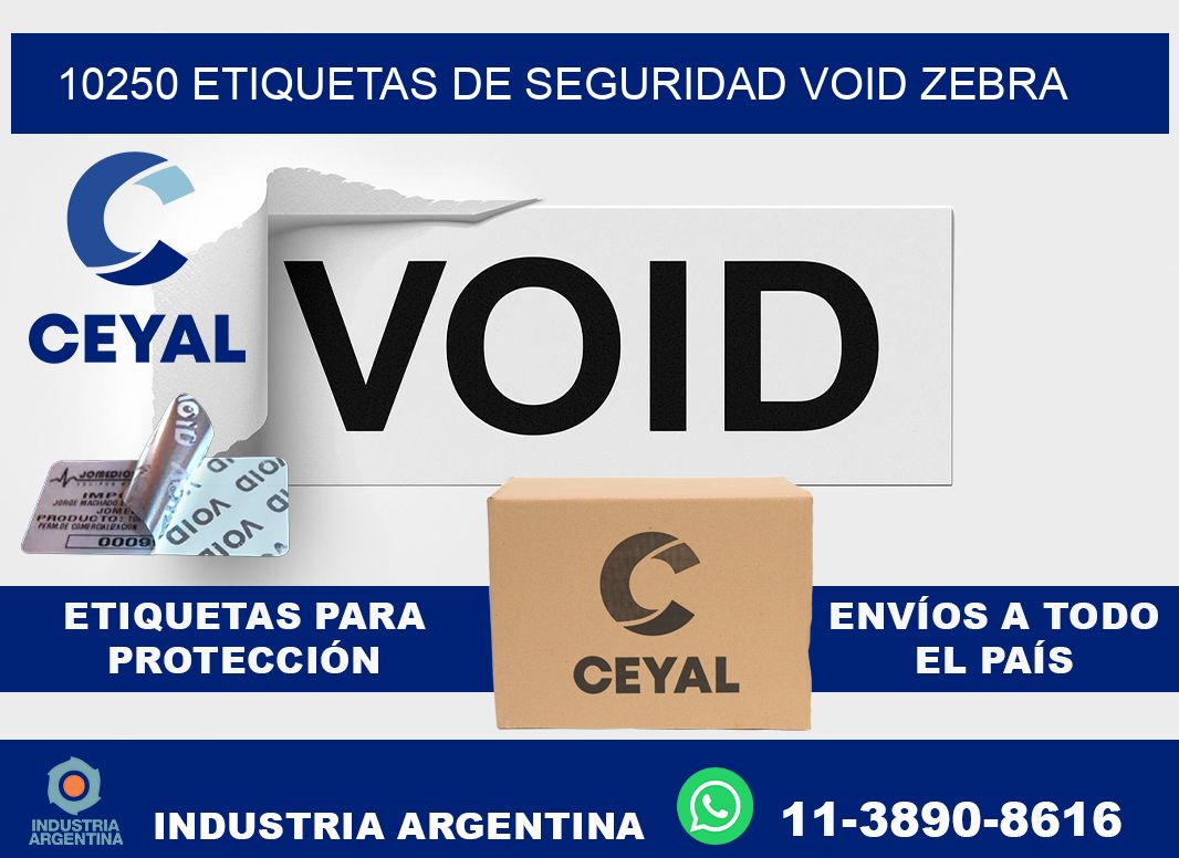 10250 etiquetas de seguridad void zebra