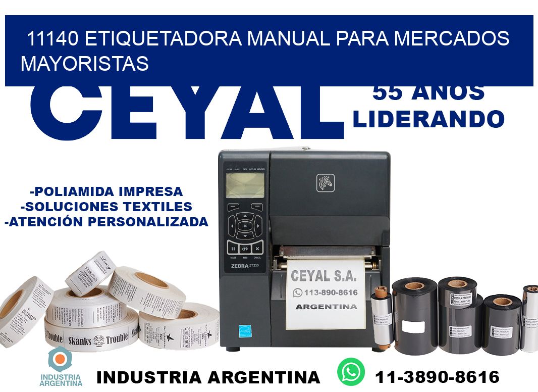 11140 etiquetadora manual para mercados mayoristas