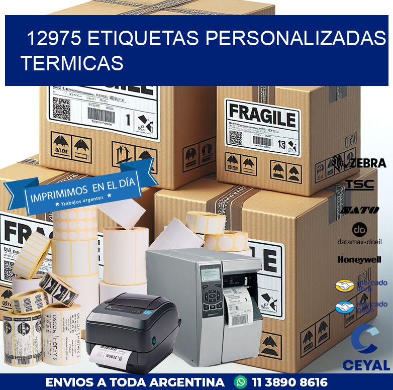 12975 Etiquetas personalizadas termicas