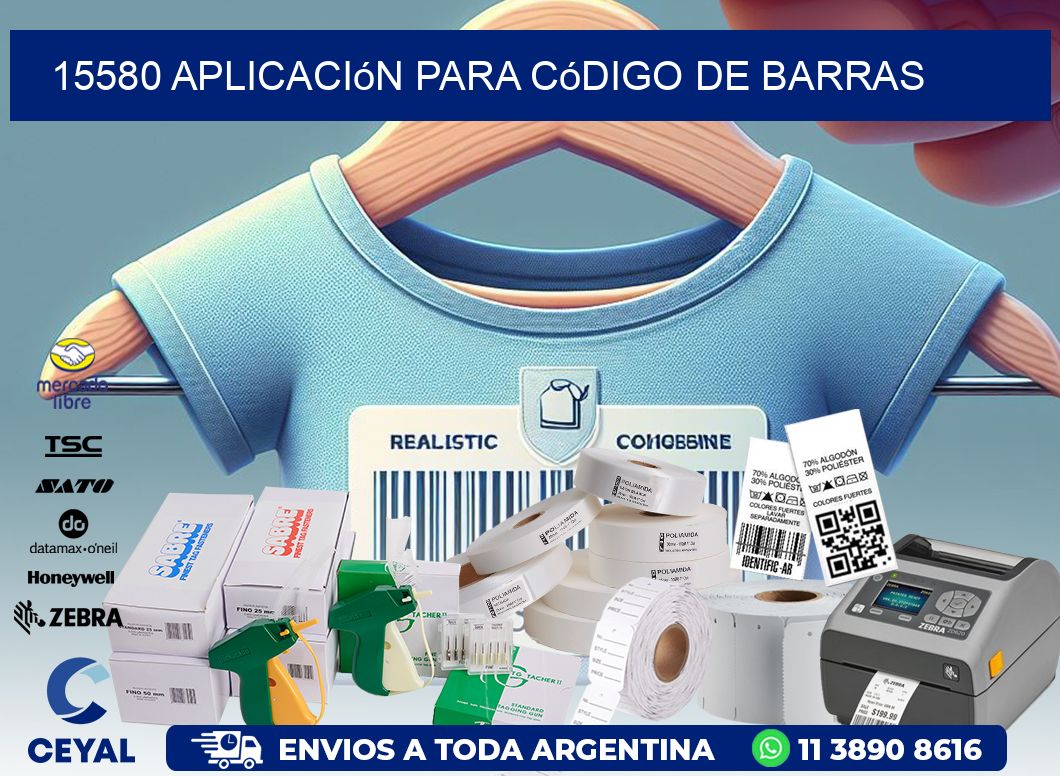 15580 Aplicación para código de barras