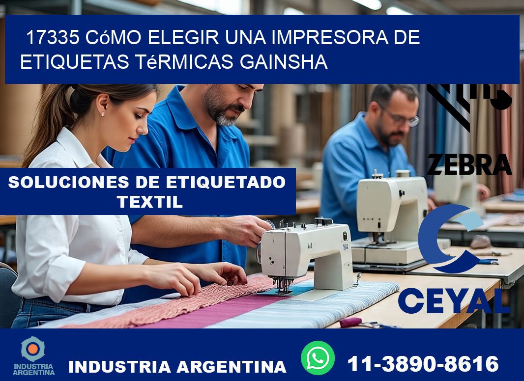 17335 cómo elegir una impresora de etiquetas térmicas GAINSHA