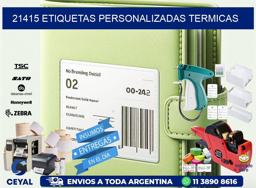 21415 Etiquetas personalizadas termicas