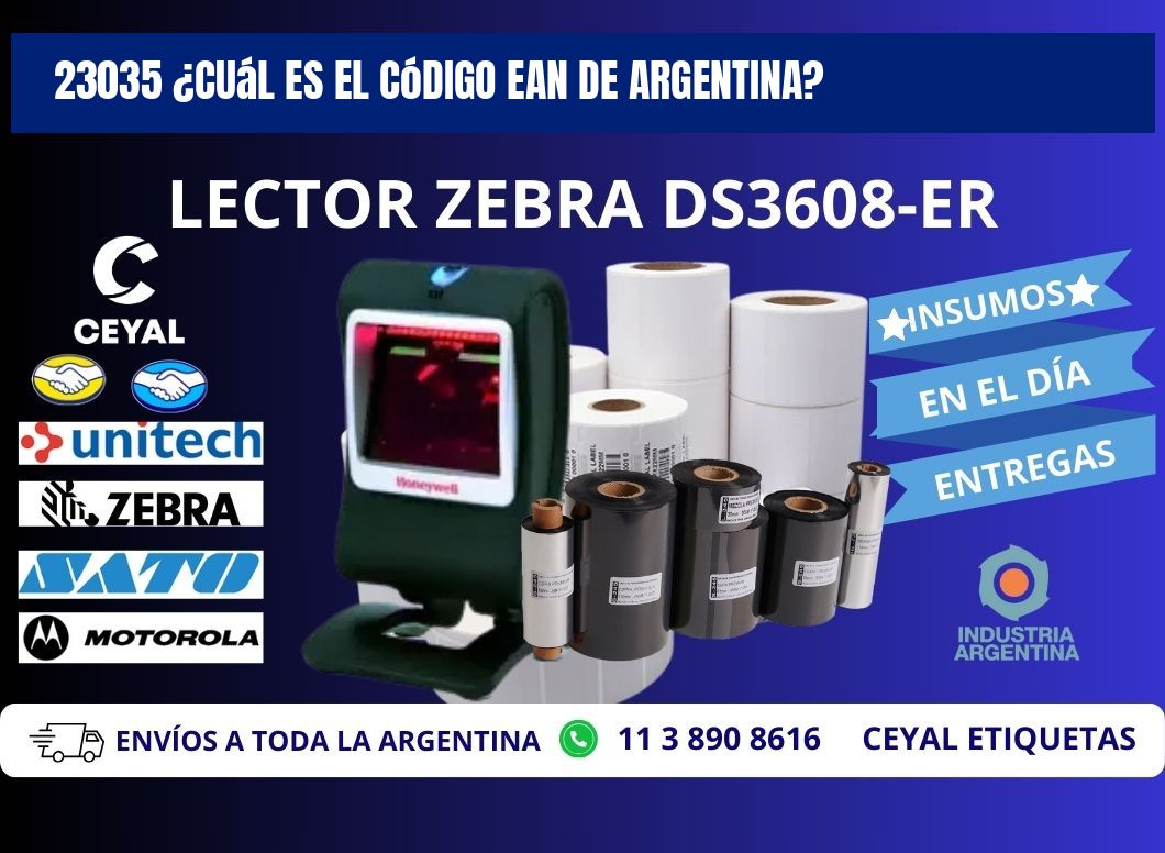 23035 ¿Cuál es el código EAN de Argentina?