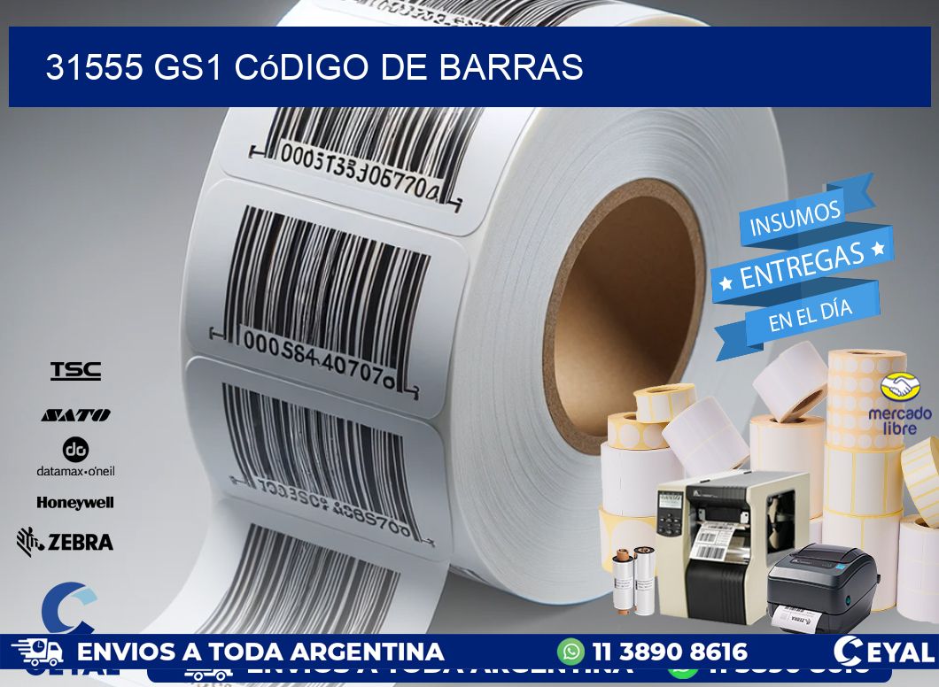 31555 GS1 código de barras