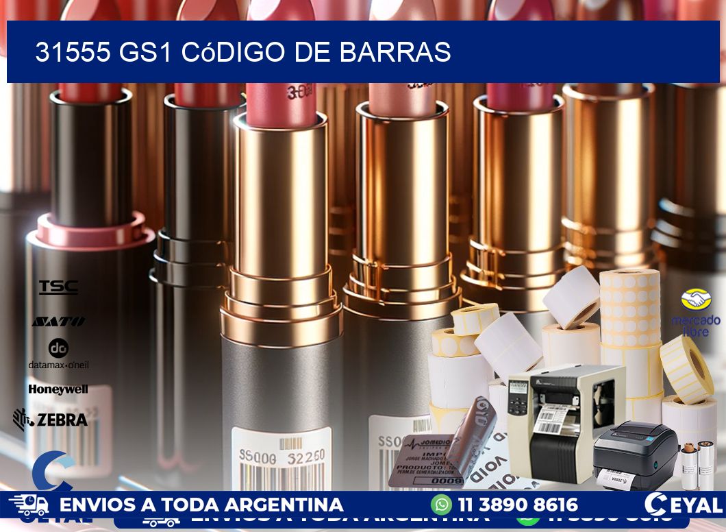 31555 GS1 código de barras