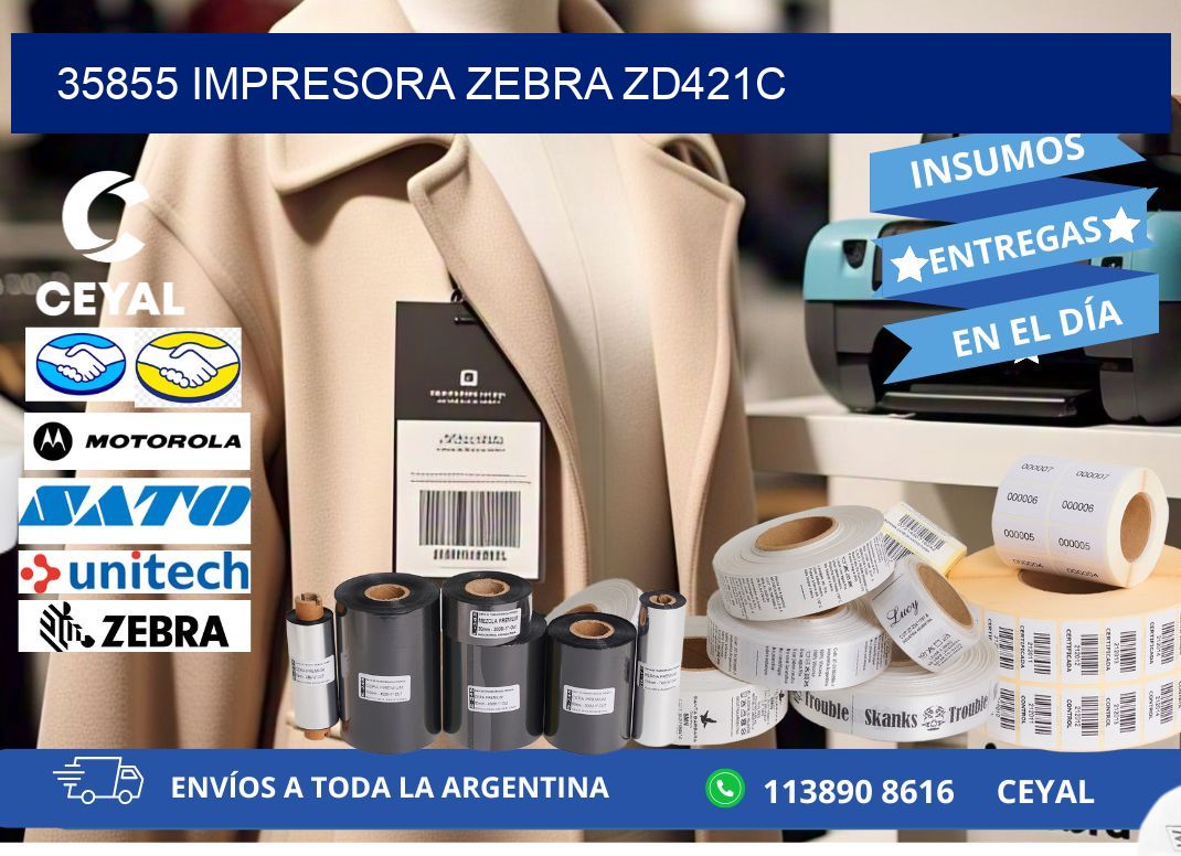 35855 Impresora Zebra zd421c