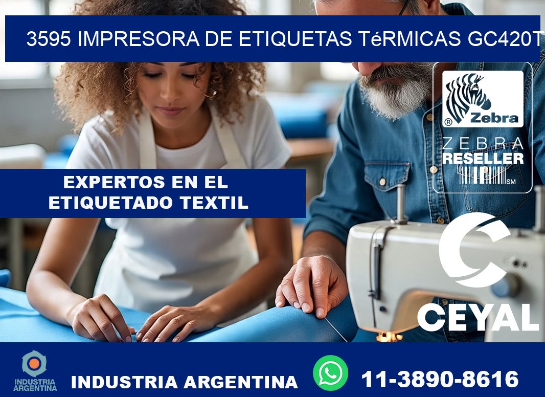 3595 Impresora de etiquetas térmicas GC420T