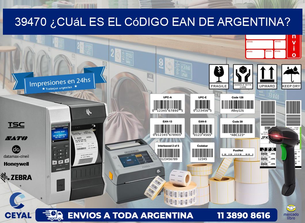 39470 ¿Cuál es el código EAN de Argentina?