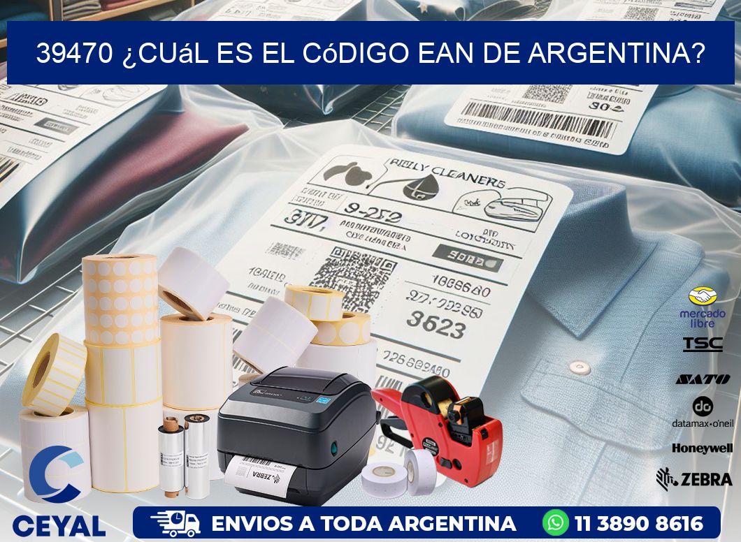 39470 ¿Cuál es el código EAN de Argentina?