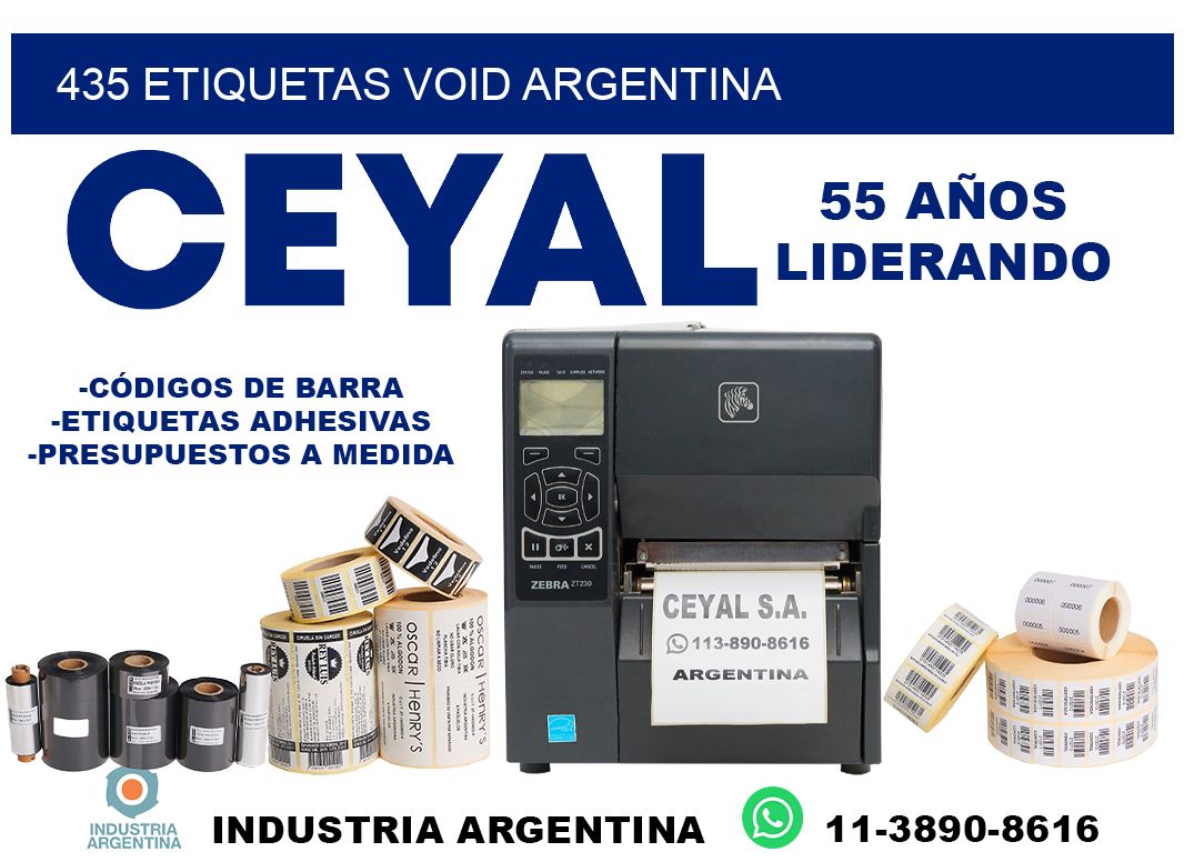 435 etiquetas void argentina