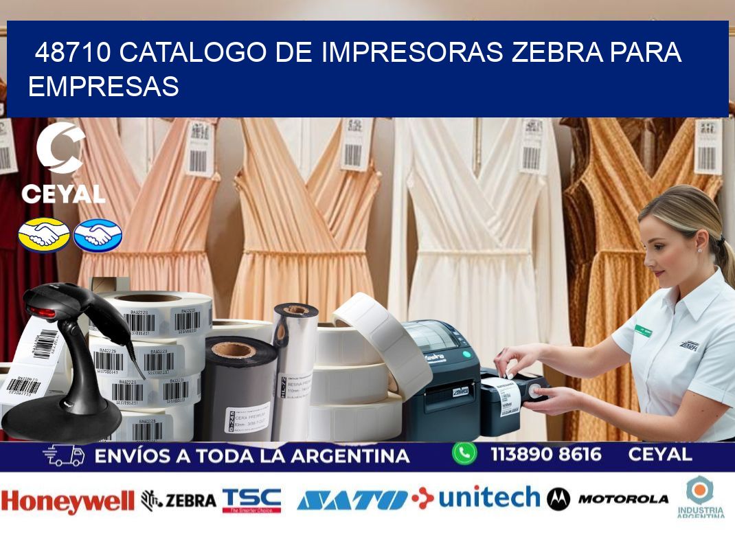48710 catalogo de impresoras zebra para empresas