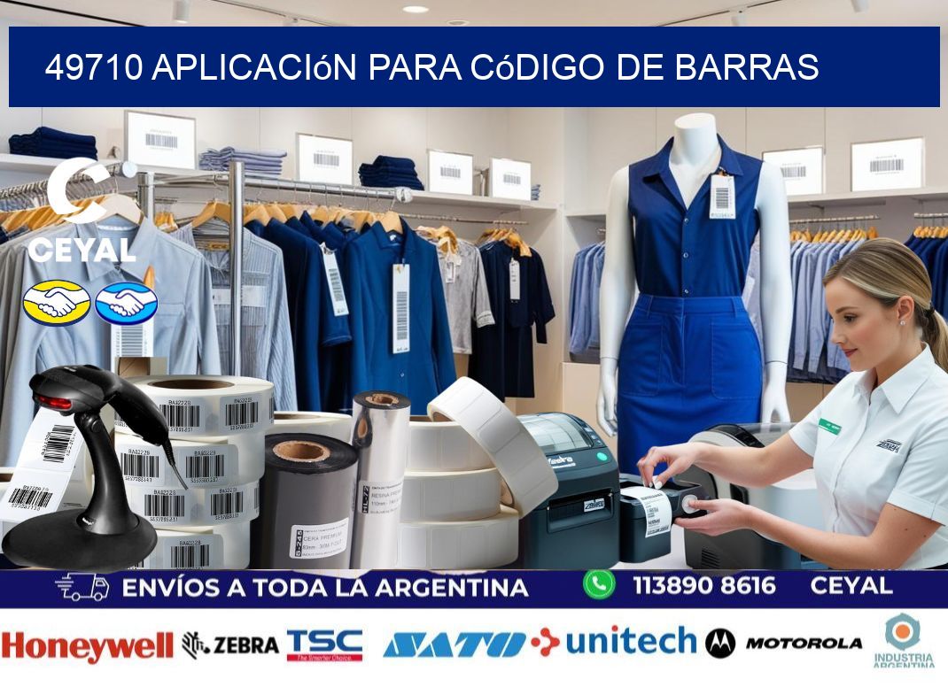49710 Aplicación para código de barras