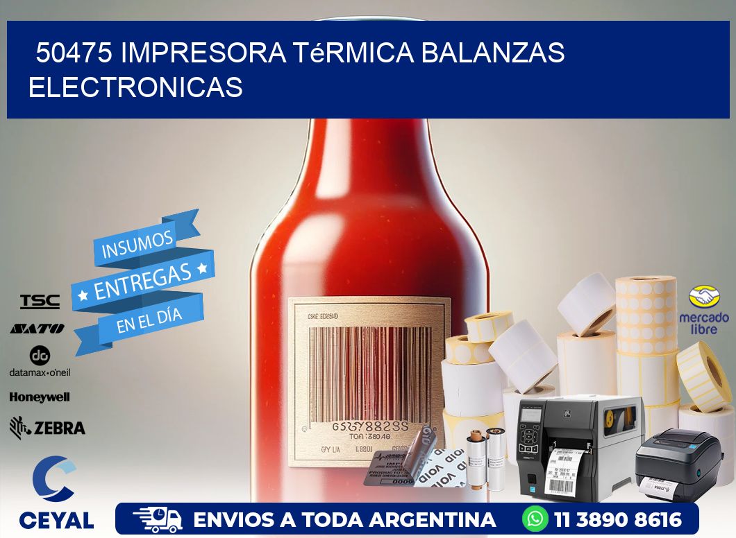 50475 impresora térmica balanzas electronicas