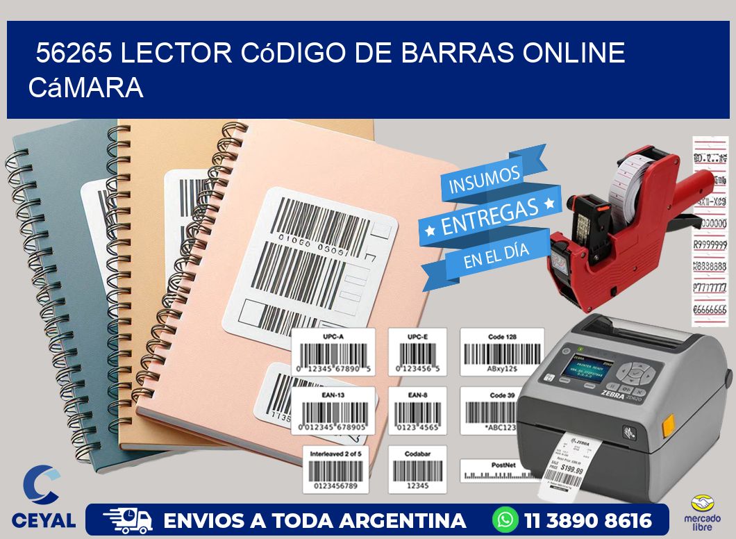 56265 Lector código de barras online cámara