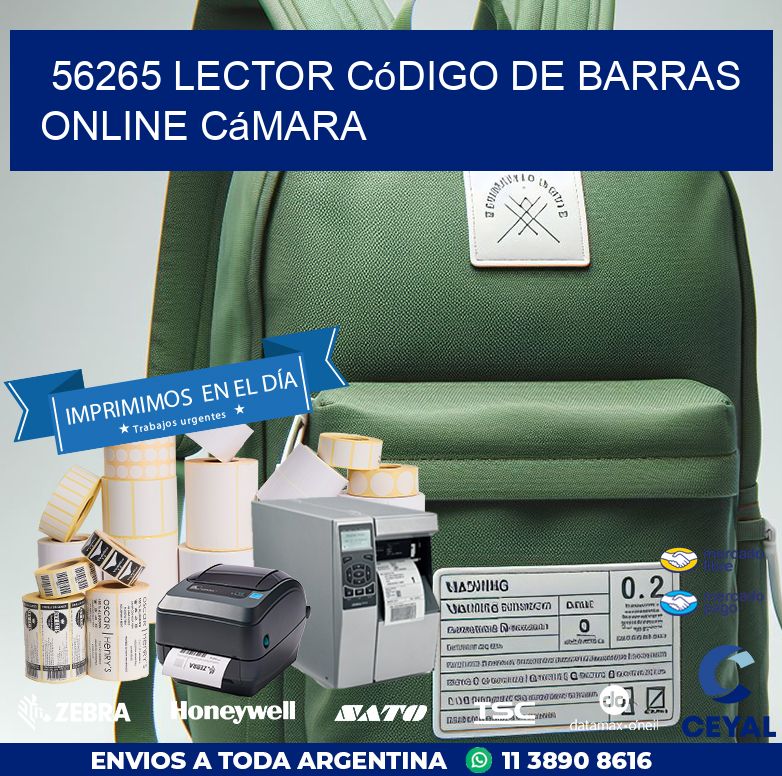56265 Lector código de barras online cámara