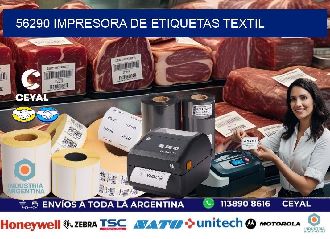 56290 Impresora de etiquetas textil