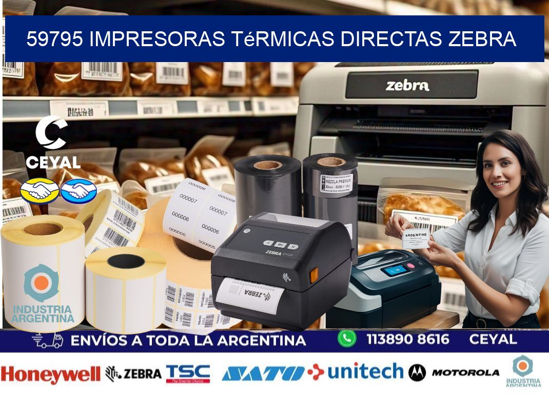 59795 impresoras térmicas directas zebra