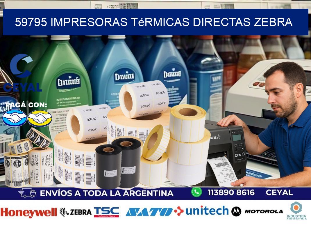 59795 impresoras térmicas directas zebra