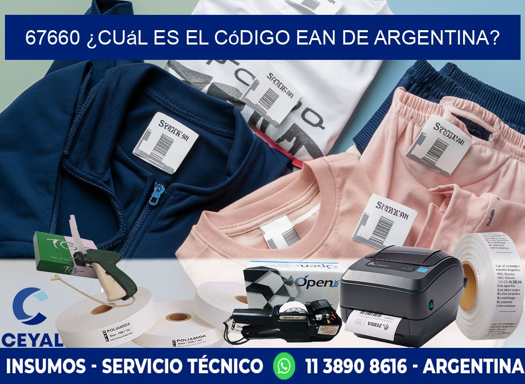 67660 ¿Cuál es el código EAN de Argentina?