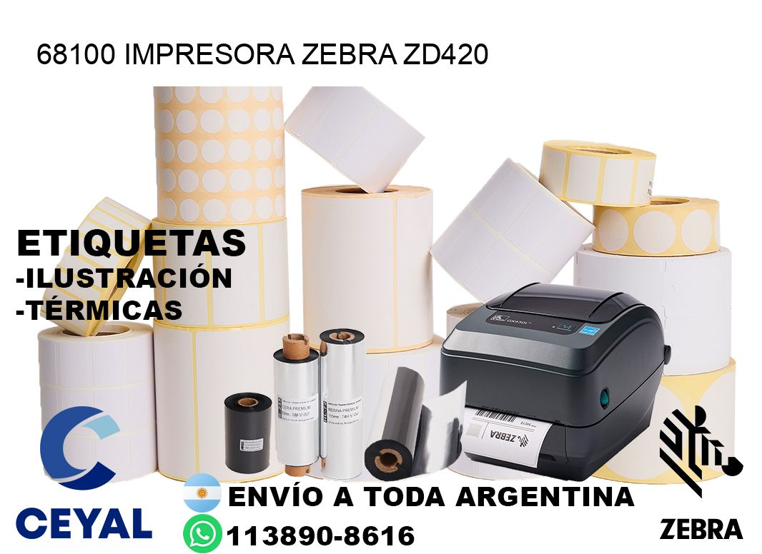 68100 Impresora Zebra ZD420