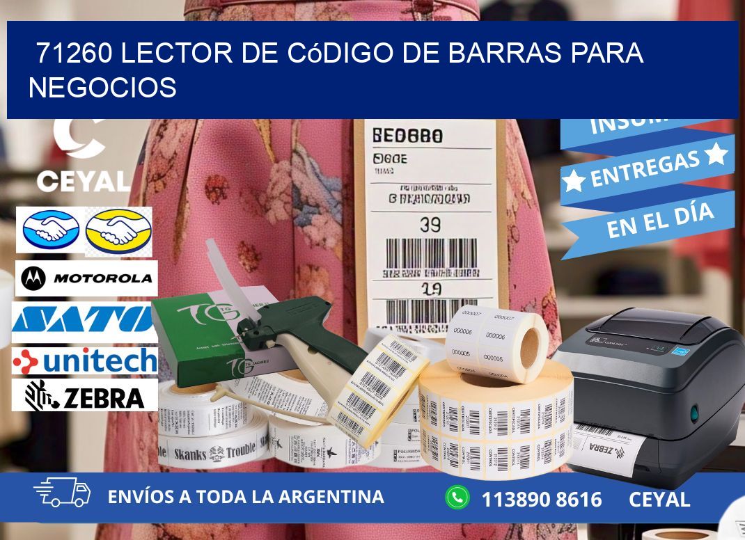 71260 Lector de código de barras para negocios