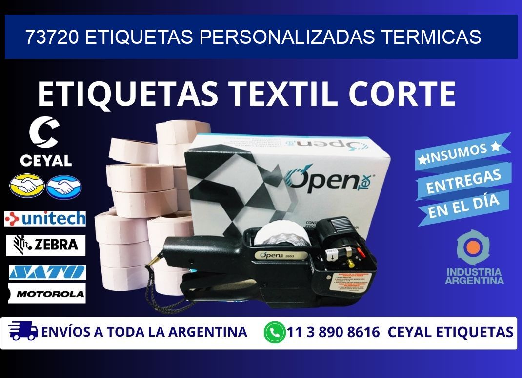73720 Etiquetas personalizadas termicas