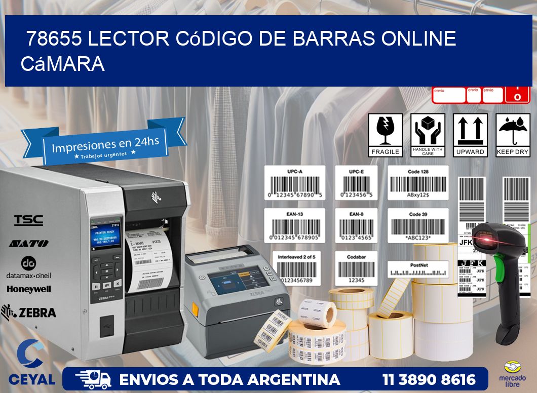 78655 Lector código de barras online cámara