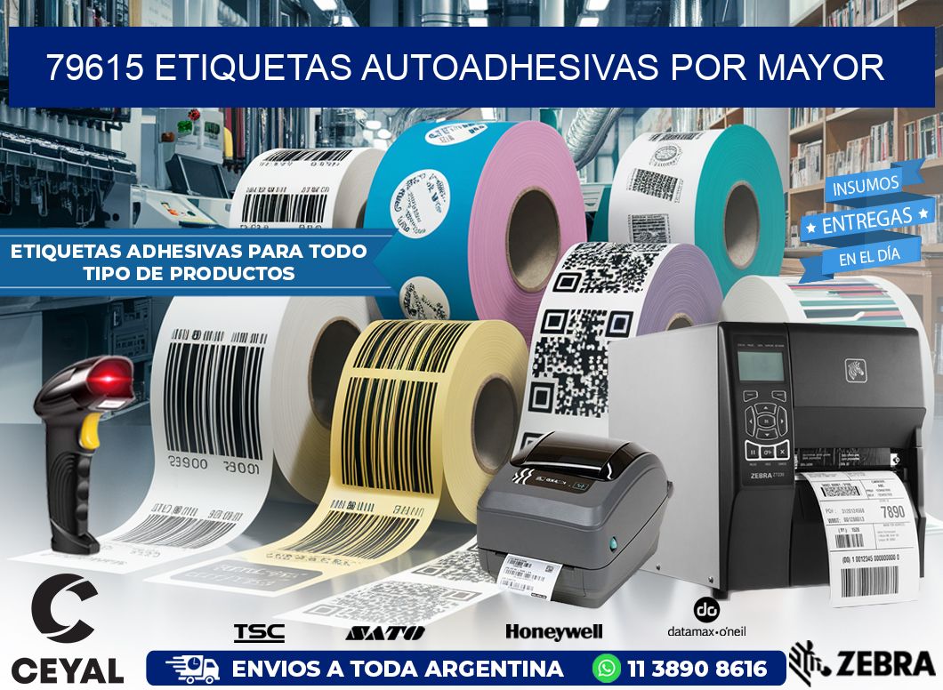 79615 etiquetas autoadhesivas por mayor