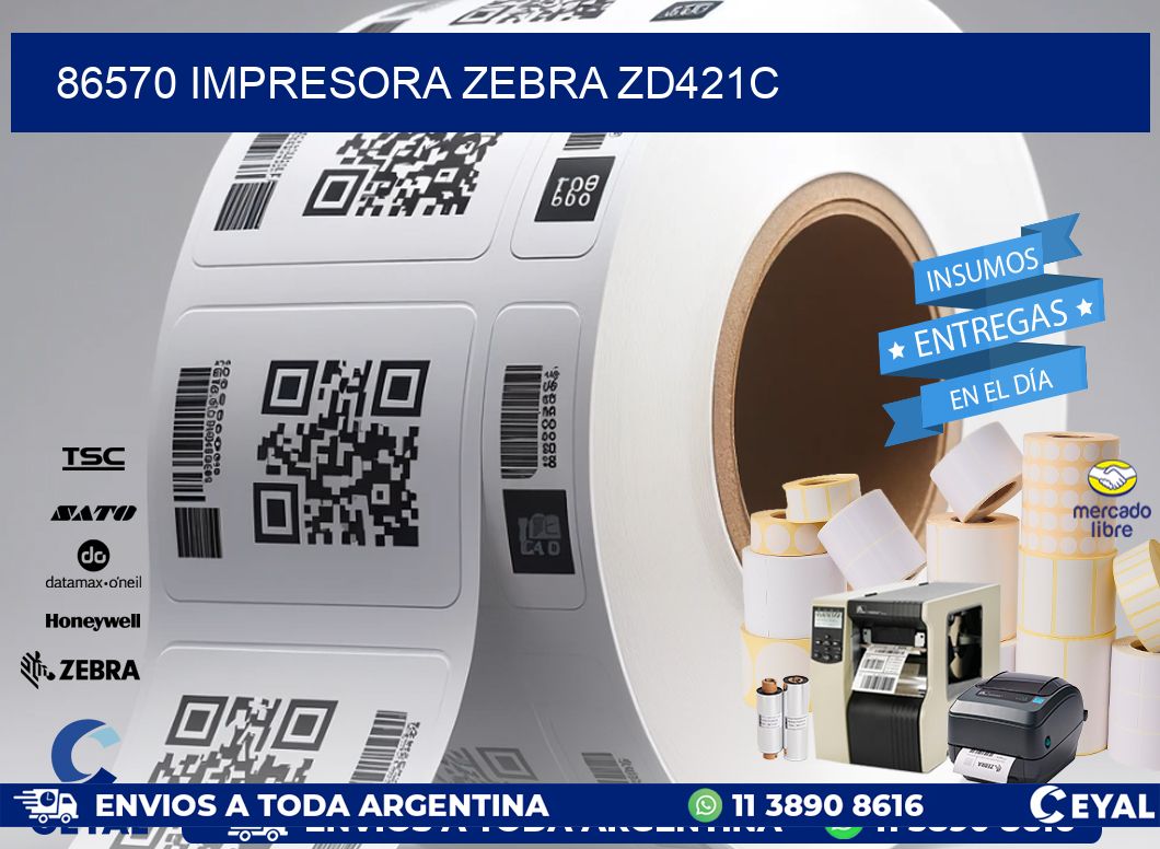 86570 Impresora Zebra zd421c