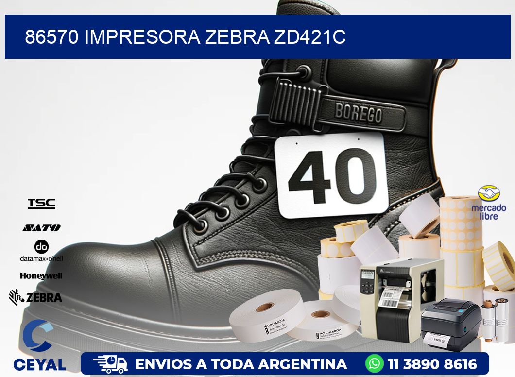 86570 Impresora Zebra zd421c