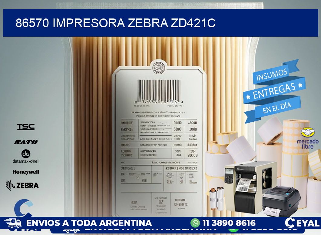 86570 Impresora Zebra zd421c