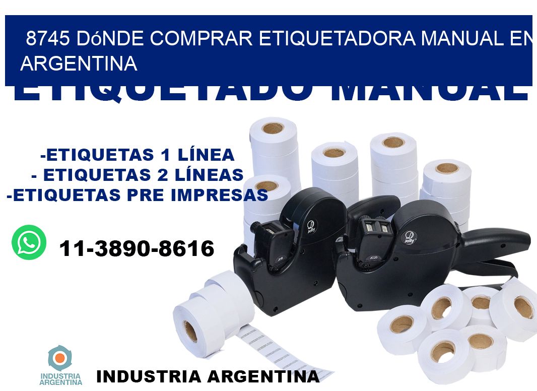 8745 dónde comprar etiquetadora manual en argentina