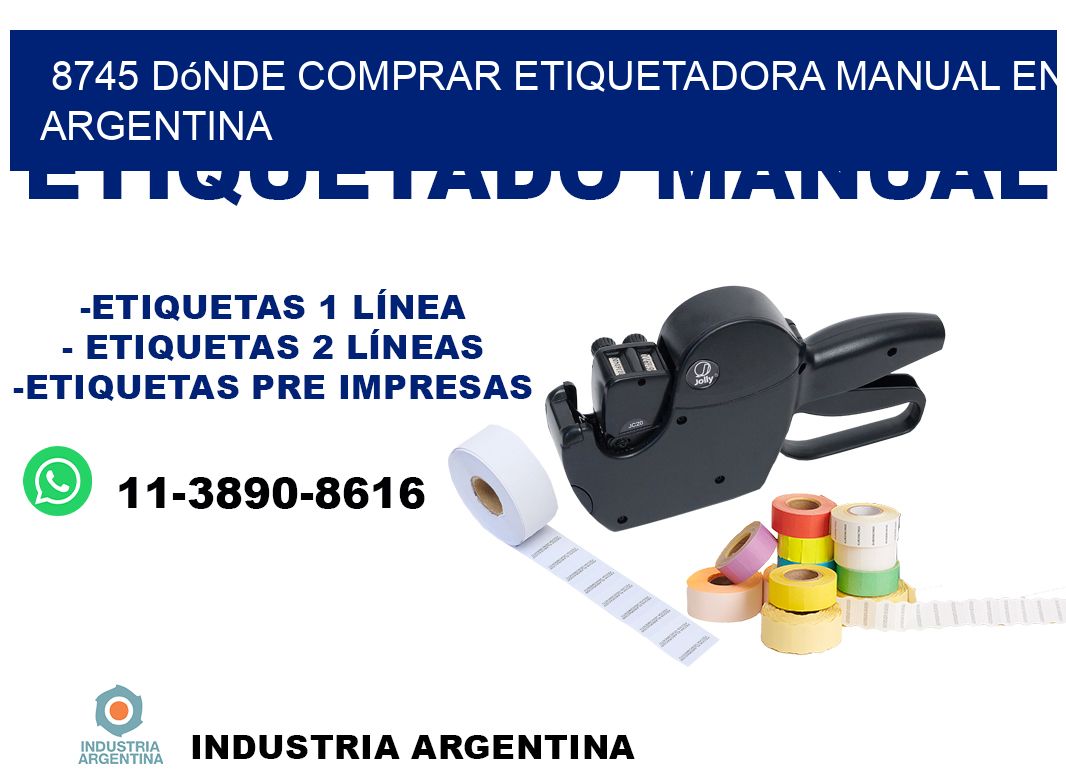 8745 dónde comprar etiquetadora manual en argentina