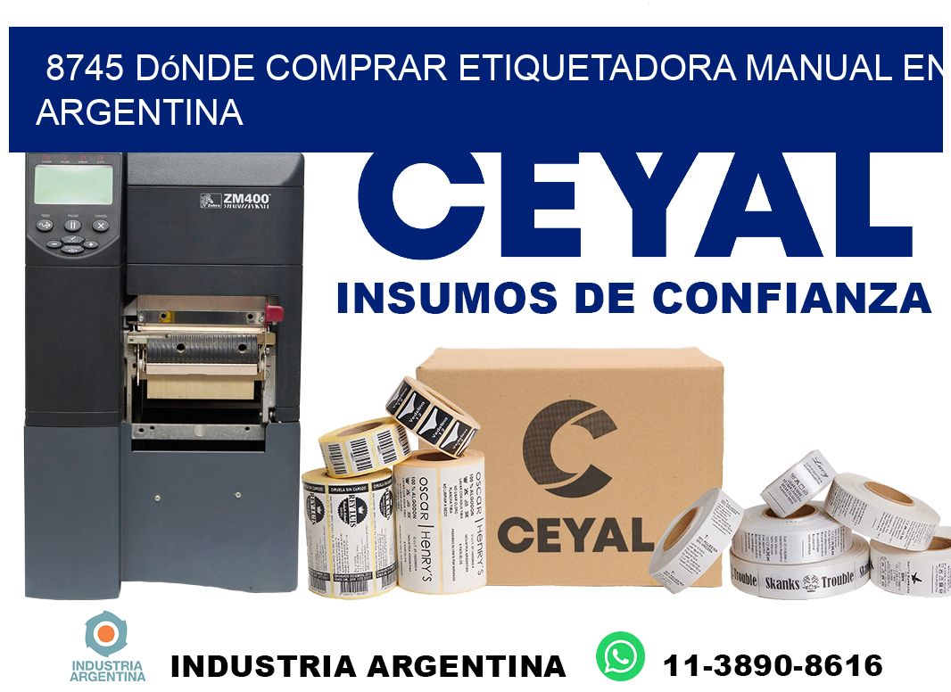 8745 dónde comprar etiquetadora manual en argentina