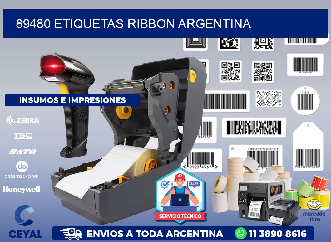 89480 etiquetas ribbon argentina