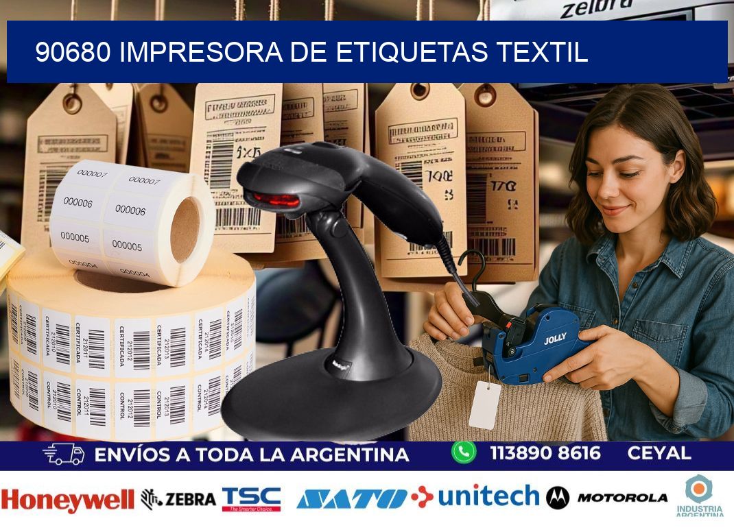 90680 Impresora de etiquetas textil