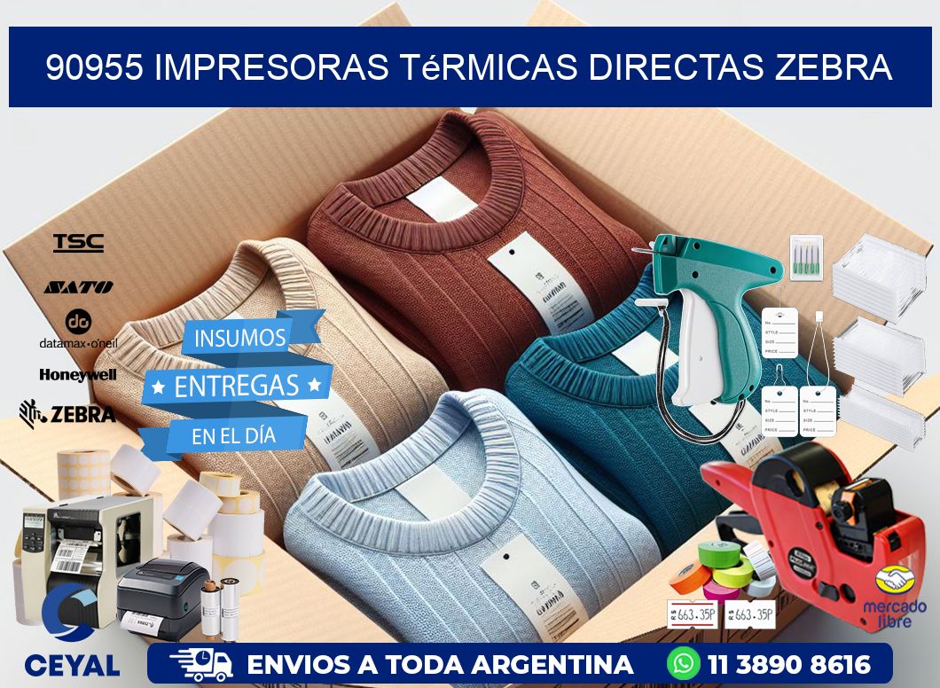 90955 impresoras térmicas directas zebra