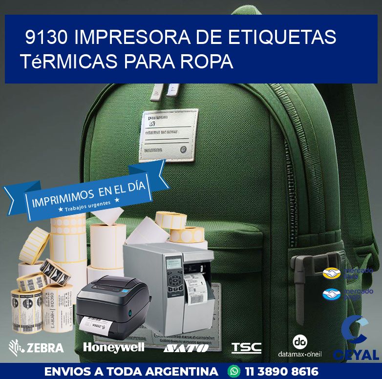 9130 impresora de etiquetas térmicas para ropa